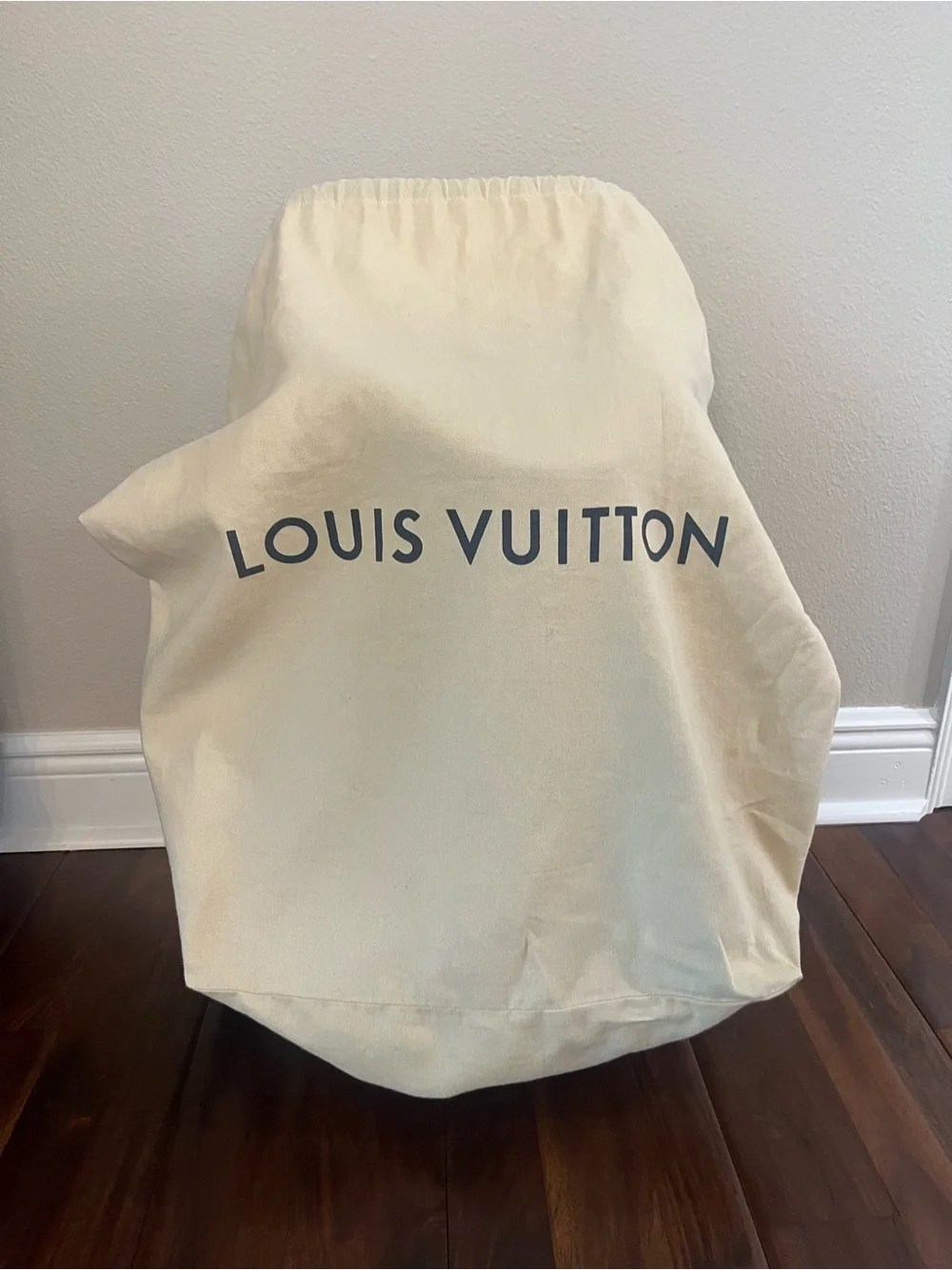 Louis Vuitton Monogram Canvas Trolley Bag in Brown with Tan Accents